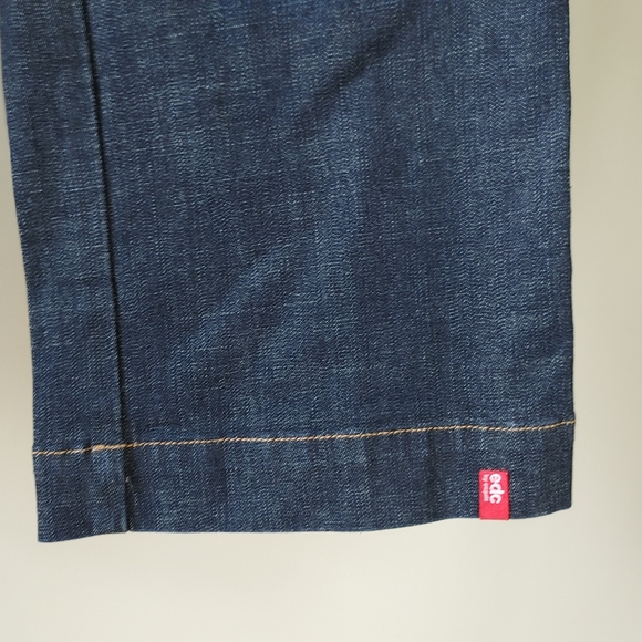 edc by Esprit Cropped Carpenter Cargo Jeans Size 9 - Picture 11 of 16